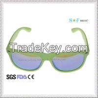 Cheap Fashion Customized OEM Eyewear with Flat Color Mirror Lenses