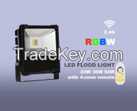 20W outdoor smart WIFI rgbw color changing Flood light