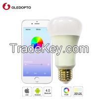 Bluetooth 4.0 rgb+dual white color changing light bulb