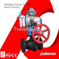Pneumatic WCB Ball Valve with Manual Operate