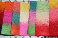 Sinamay fabric for wedding hat/ church hat, sinamay hat base and felt, many colors and density