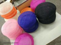 Sinamay fabric for wedding hat/ church hat, sinamay hat base and felt, many colors and density