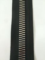 Injection molded zipper with special teeth and hanging plating tech