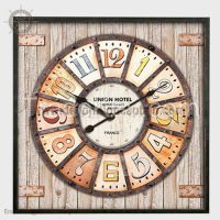 Industrial Metal Clock Metal Fusion Wall Clock Rustic Kitchen Clocks Rustic Metal Wall Art Clocks