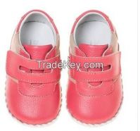 Wholesales high quality lamb leather soft baby shoes