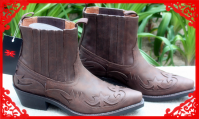 Men's Leather Western Cowboy Boots