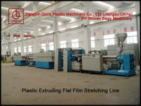 Sell PP Woven Bag Machinery-Plastic Extruding Flat Film Stretching Lin