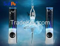 Rectangle water fountain speaker with bluetooth version