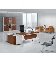 Melamine Panel Executive Office desk /Metal Desk