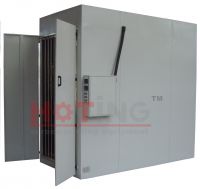 Vertical screen drying cabinet