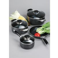 Sell 7pcs Aluminium Cookware W / Wrinkle Lacquer (Pt-Acs01)