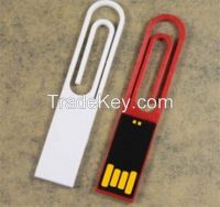 Best products for import Cheapest plastic paper clip usb flash drive