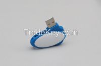 Shell swivel usb flash drives custom logo 8GB usb memory stick  swivel usb stick