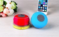 sucker fucntion mini wireless waterproof square bluetooth speaker