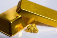 Gold bars and gold dust for sale