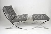 Modern furniture outdoor Barcelona chair leather