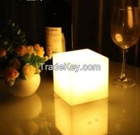 10cm Rechargeable Cube led table lamp