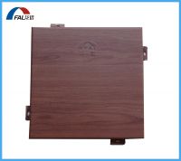 Wood grain aluminum wall cladding panel facade cladding plate