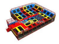 commercial trampoline park indoor trampoline park for kids and adults with safety net