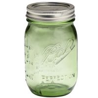 480ml colored glass mason jar juice jar for beverage without handle