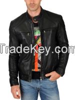 Genuine Leather Jacket For Mens