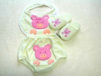 cartoon baby bib