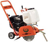 GYC-120 Concrete Cutter  with water tank and Honda GX160 engine