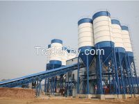 HZS180 Stationary Ready Mixer Concrete Batching Plant