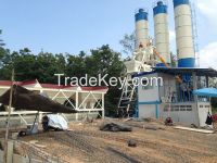 SGS 50m3/h HZS50 Compulsory Concrete Mixer Plant