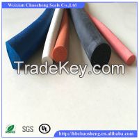 soft colorful silicone sponge rubber