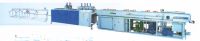 Double-pipe extruding poduction line
