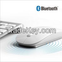 Bluetooth 3.0 rechargeable mouse Ultra thin Silent mouse micro usb mat