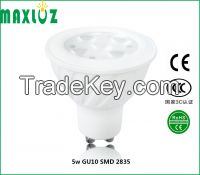 led spotlight GU10 plastic plus aluminum  pass CE ROHS