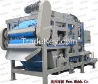 Squeezing dewatering machine Powerful roll type press dewatering machine