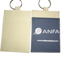 Card holder keychain