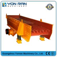 Vibrating Feeder from YONRAN machinery for stone crusher and sand making prodcution line first step use