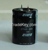 Power Capacitor Snap in Electrolytic Capacitor for Renewable Energy Power Inverter