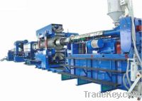 Sell PE double wall corrugated pipe extrusion line