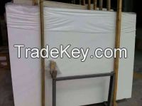 China pure white stone marble tiles and blocks