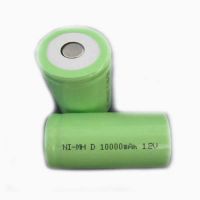 1.2V NIMH rechargeable batteries D 10000mah