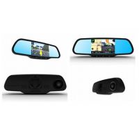 LCD rearview mirror with gps , bluetooth, camera