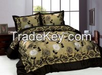 Taffeta flocking comforter set 3pc