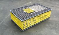 Plastic chicken transport cage