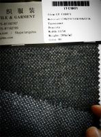 C74%/Poly16%/V9%/Sp1%, Thick Weight Woven Fabric with Antistatic Finishing Use for Tweed, 289GSM