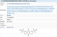 Anthraquinone- 2, 7 -disulfonic acid 84-49-1