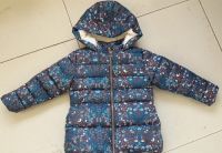childrens  print  padded jacket with hood
