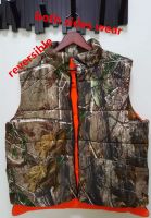 mens camouflage reversible hunting vest