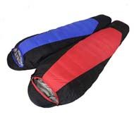 Portable light weight outdoor camping hiking warm duck down bivy sack sleeping bag