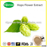 Manufacturer supply hops flower extract/Humulus lupulus powder/Hops flower extract powder 0.3% Flavonoid 5%Xanthohumol