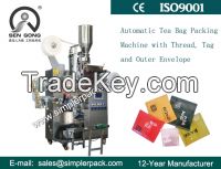 Automatic Cup Filler Tea Bag Packing Machine (with Outer Envelop, Thr